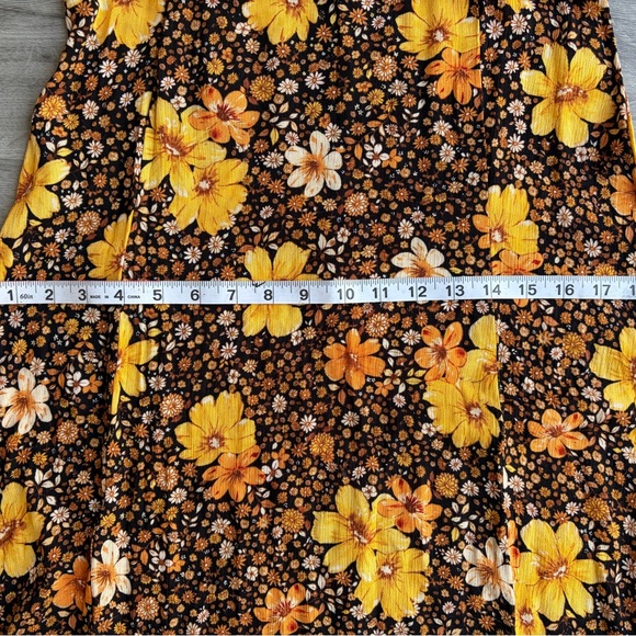 Retro Boho Mi Ami Francesca’s Whimsygoth Floral Maxi Dress M | fairy core - Picture 13 of 13